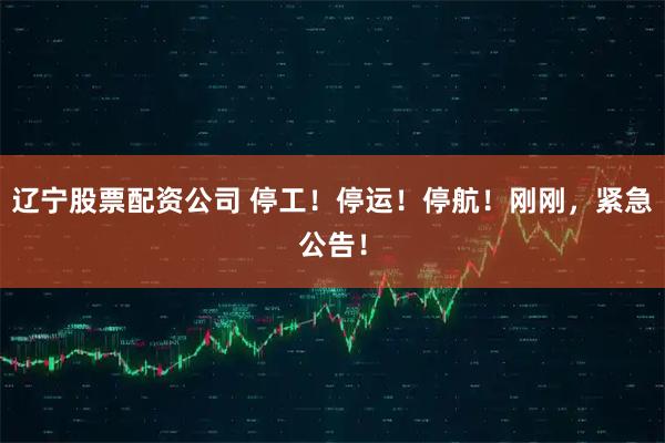 辽宁股票配资公司 停工！停运！停航！刚刚，紧急公告！